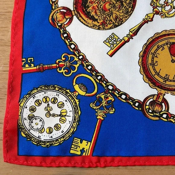 Vintage Leslie Polyester Pocket Square (unisex) - Picture 2 of 4